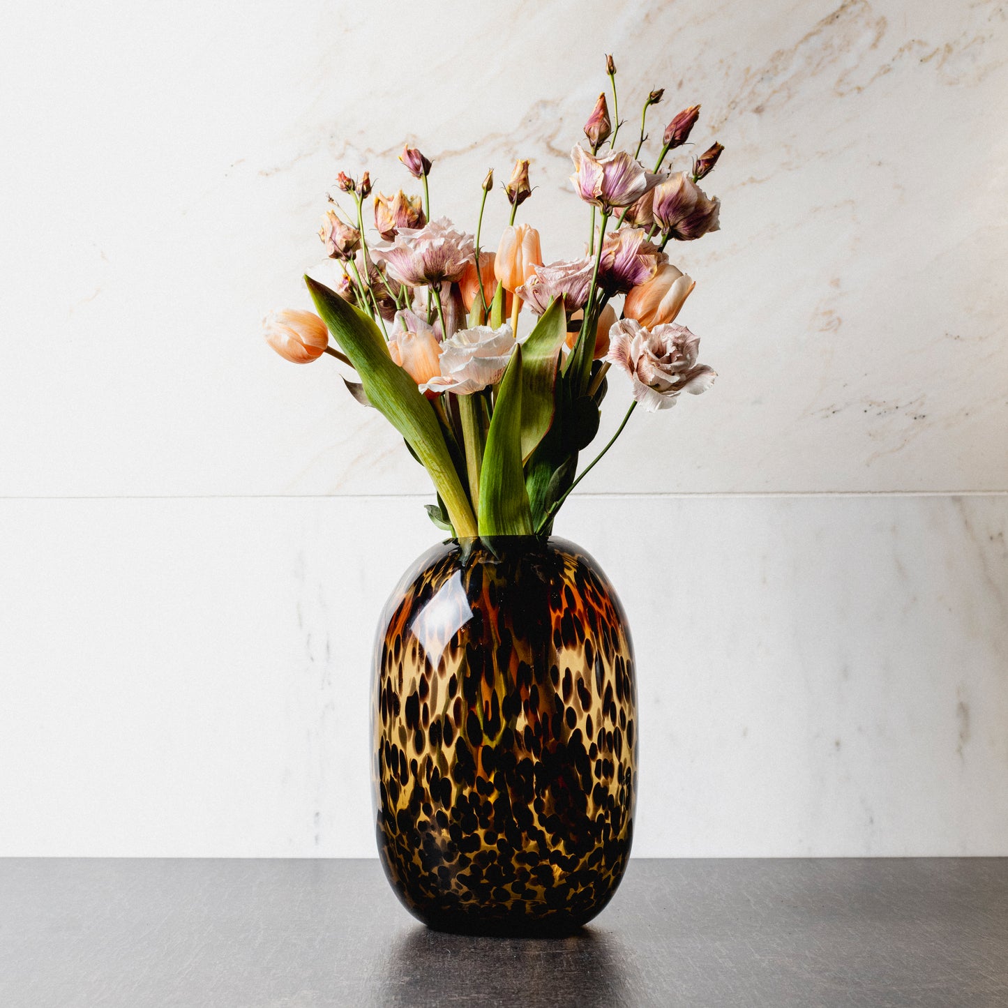 Mottled Brown Vase