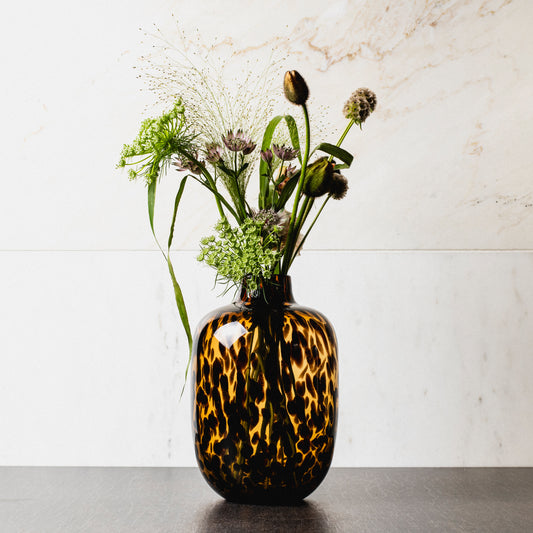 Mottled Brown Vase