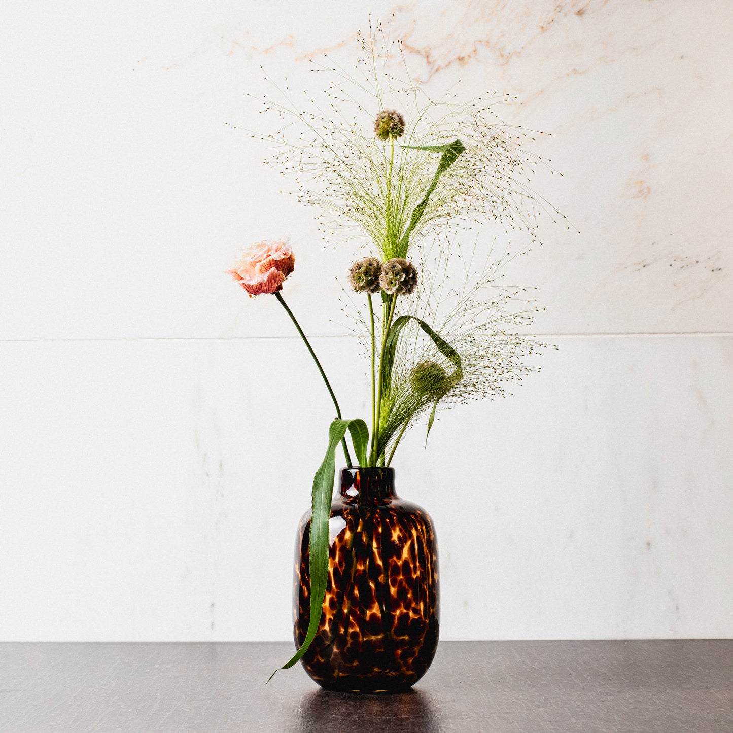 Mottled Brown Vase