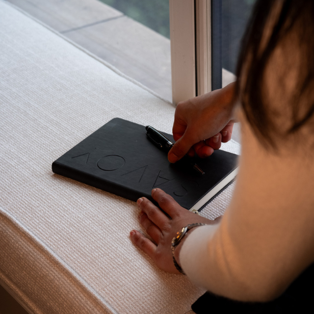 Savoy Gold Foiled Notebook