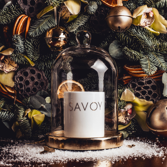 Savoy Christmas Candle