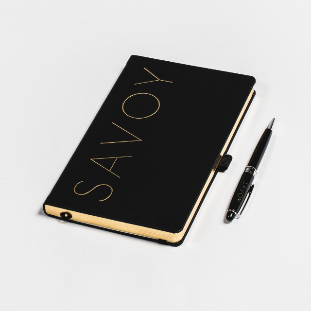 Savoy Gold Foiled Notebook
