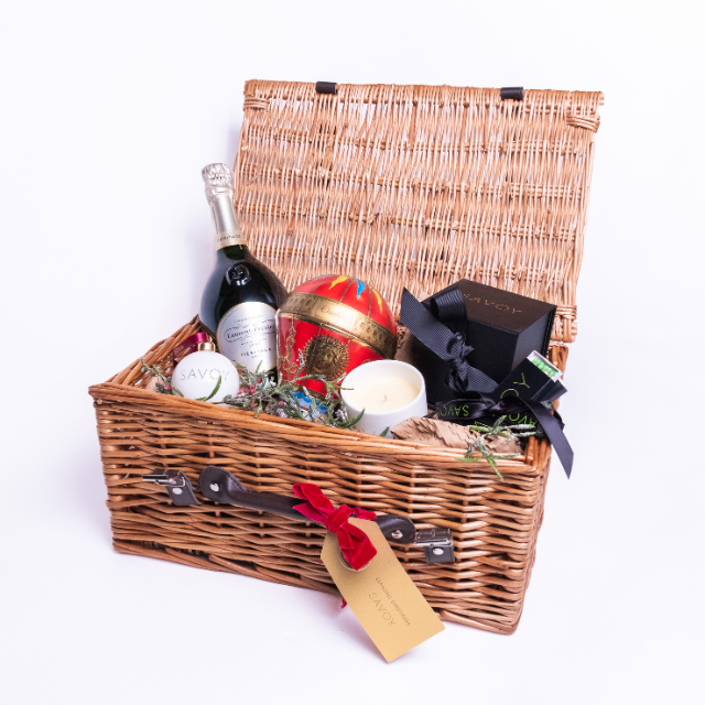 Savoy Christmas Hamper with Laurent-Perrier Héritage