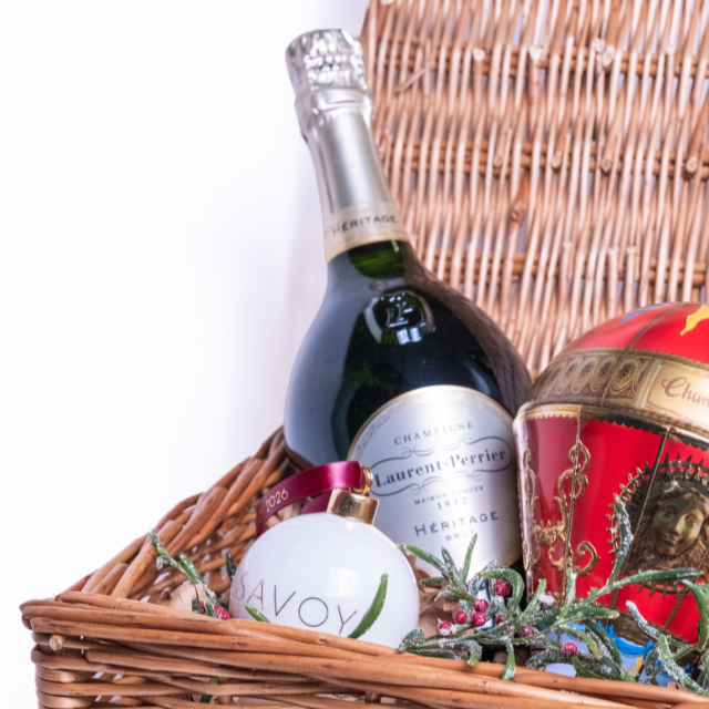 Savoy Christmas Hamper with Laurent-Perrier Héritage
